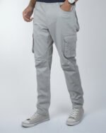 6 Pocket Cargo Pant- Light Ash (Gray)