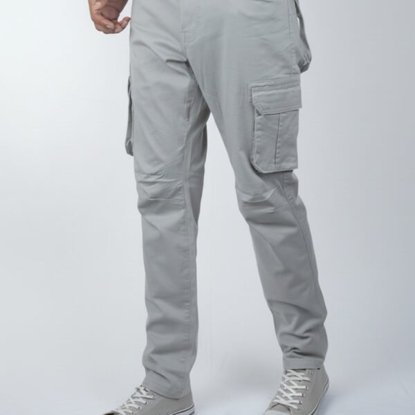 6 Pocket Cargo Pant- Light Ash (Gray)