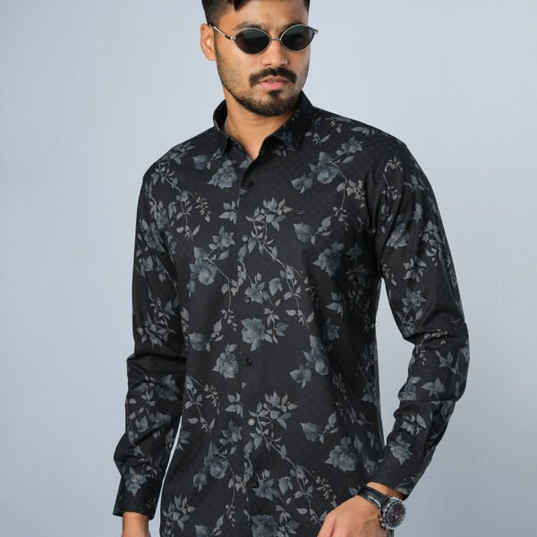 Bamboo Fiber Floral Shirt 25B