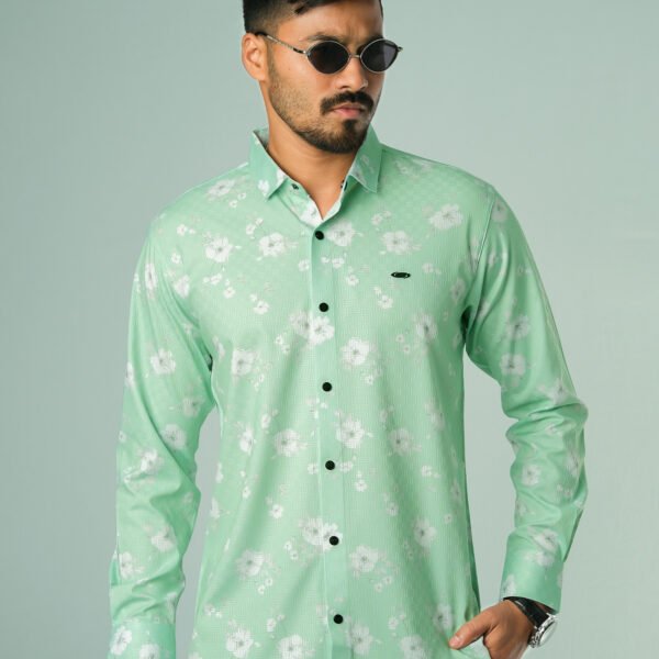 Bamboo Fiber Floral Shirt 25M