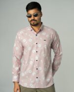 Bamboo Fiber Floral Shirt 25N