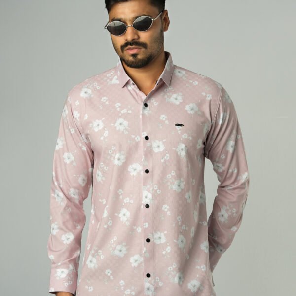 Bamboo Fiber Floral Shirt 25N