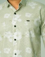 Bamboo Fiber Floral Shirt 25O - Image 2