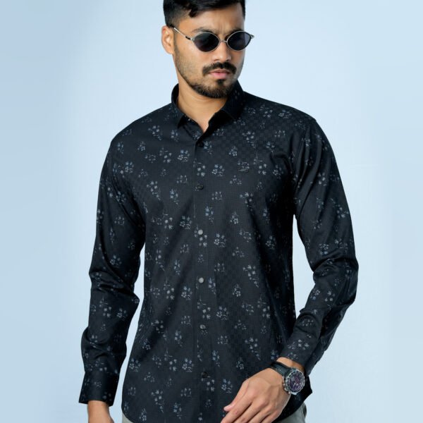 Bamboo Fiber Floral Shirt 25E