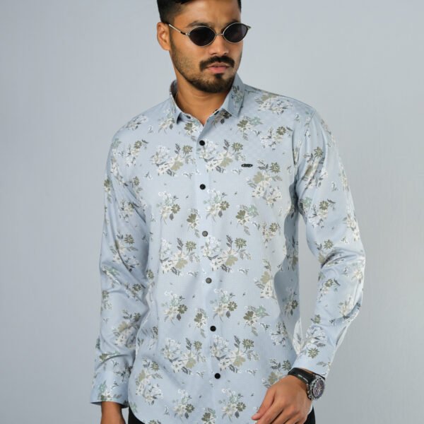 Bamboo Fiber Floral Shirt 25H