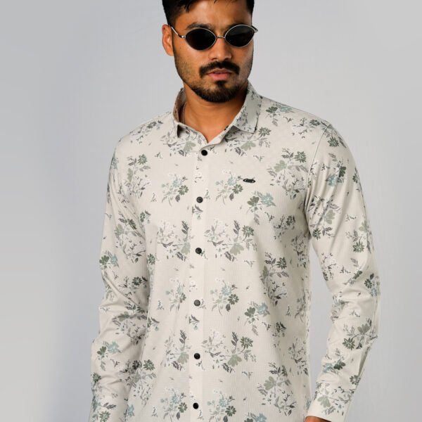 Bamboo Fiber Floral Shirt 25I