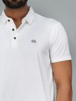 Seamless Jacquard Nylon Polo - Image 3