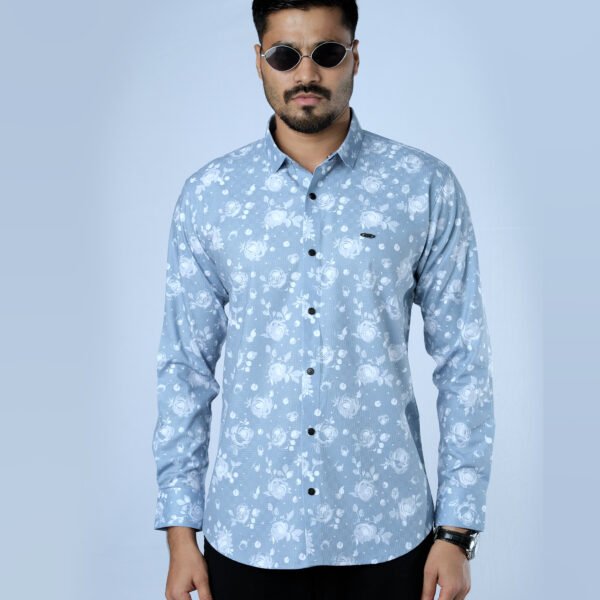 Bamboo Fiber Floral Shirt 25J