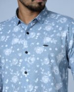 Bamboo Fiber Floral Shirt 25J - Image 2